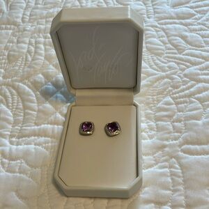 Purple Earrings